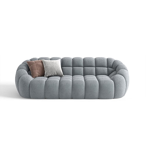 Madge Boucle Fabric Light Luxury Bubble 4-seater Sofa