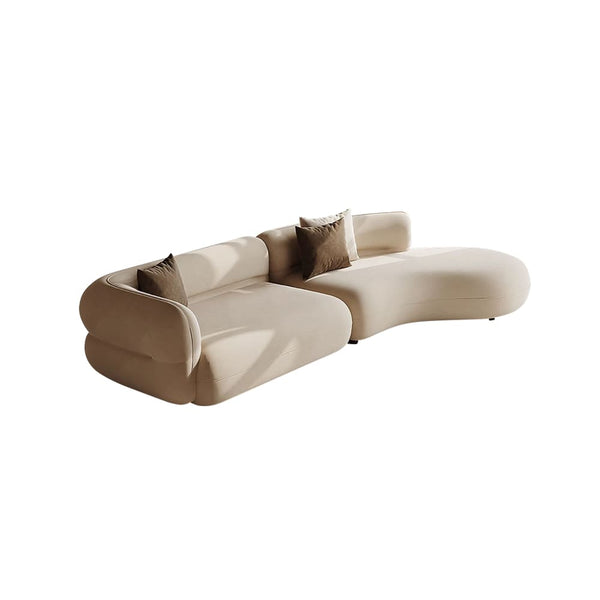 Rachel Velvet 4 Seater Sofa Sectional Chaise Couch