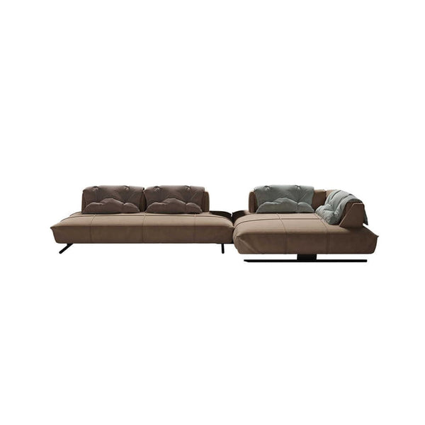 Richard Suede Fabric 4 Seater Sofa Modular Chaise Couch